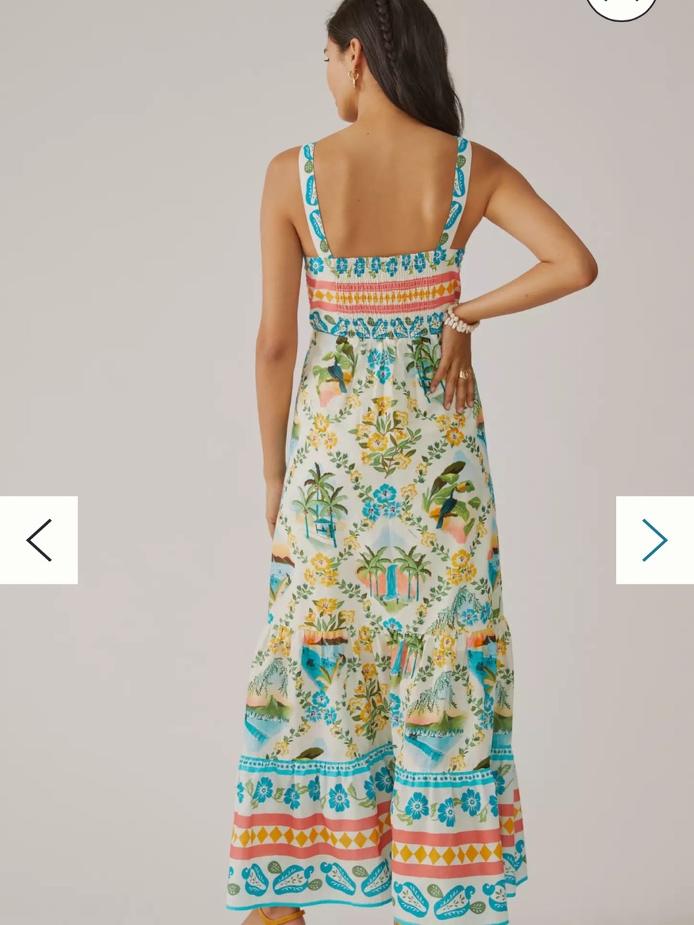 FARM RIo for Anthropologie printed maxi dress size xs BNWT - Picture 4 of 7